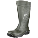 Dunlop Unisex Purofort+ Full Safety Wellington Green