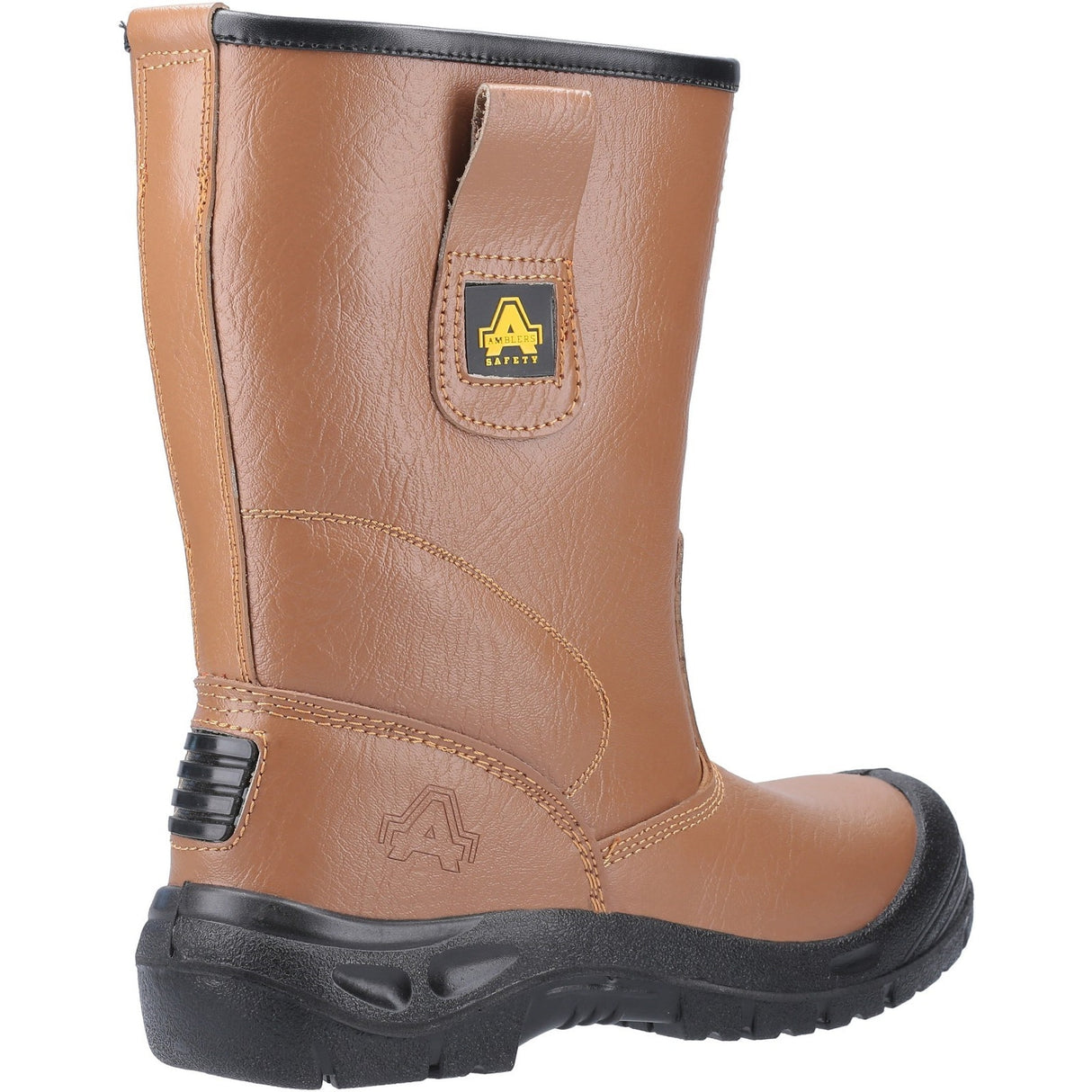 Amblers Safety Unisex FS142 Water Resistant Pull On Safety Rigger Boot Tan