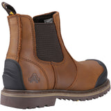 Amblers Safety Mens FS225 Goodyear Welted Waterproof Pull On Chelsea Safety Boot Brown