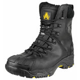 Amblers Safety Unisex FS999 Hi Leg Composite Safety Boot With Side Zip Black