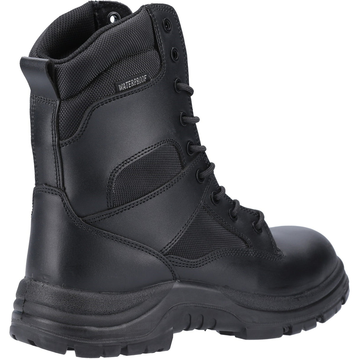 Amblers Safety Mens Combat Hi-Leg Waterproof Metal Free Boot Black