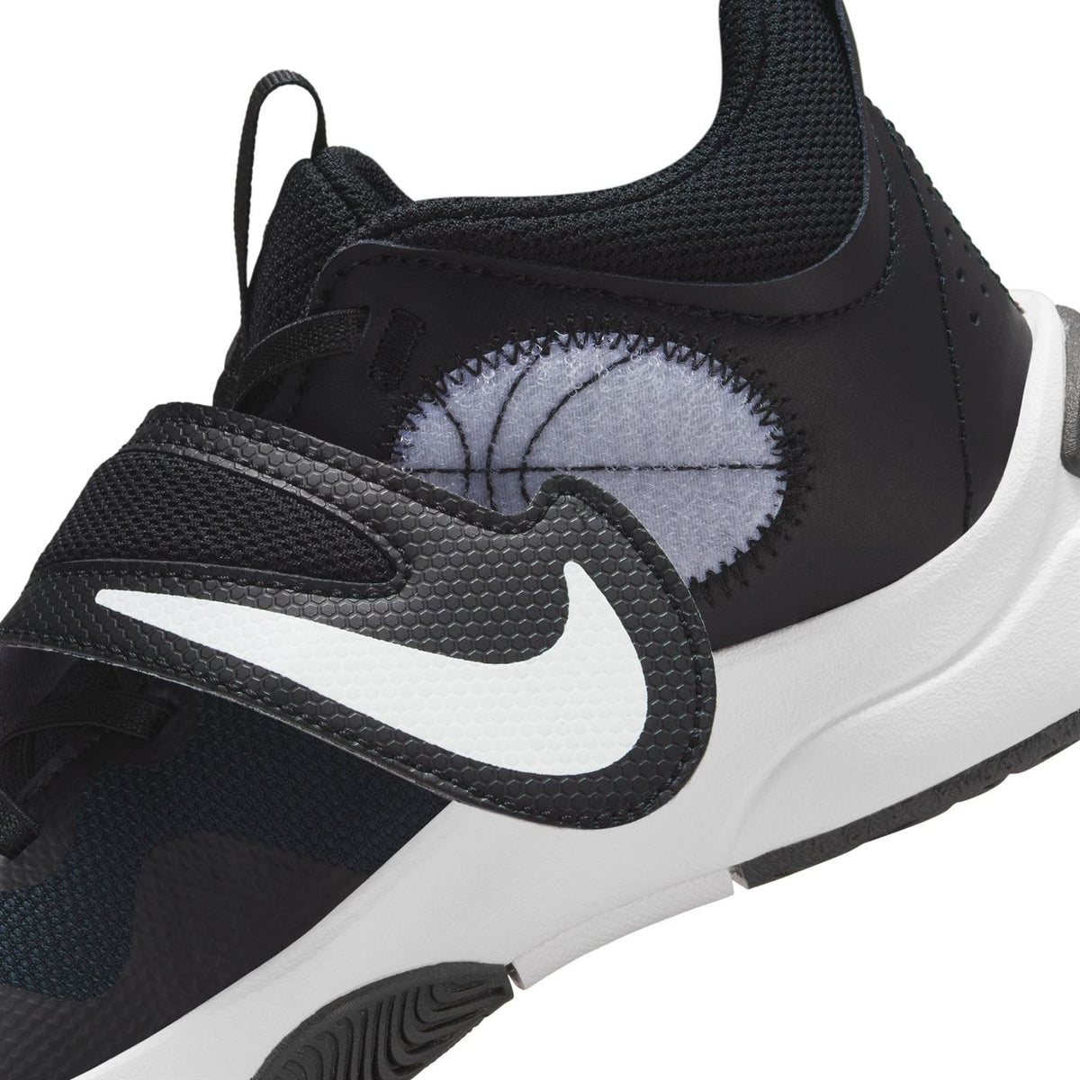 Nike Team Hustle D11 Kids Unisex Blk/Wht