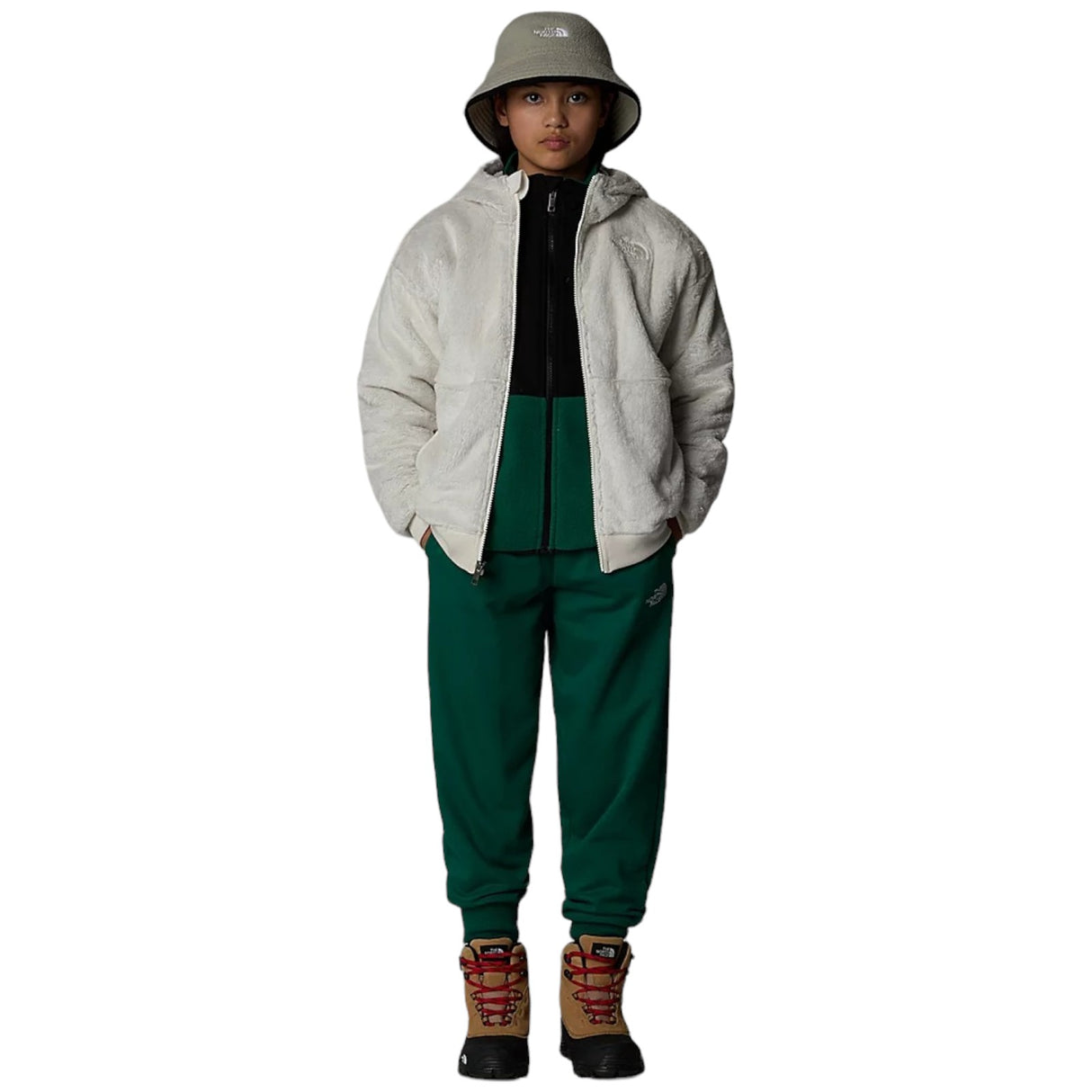 The North Face Osito Girls Full-Zip Hooded Fleece