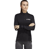 adidas Terrex Womens Long Sleeved Quarter Zip Top