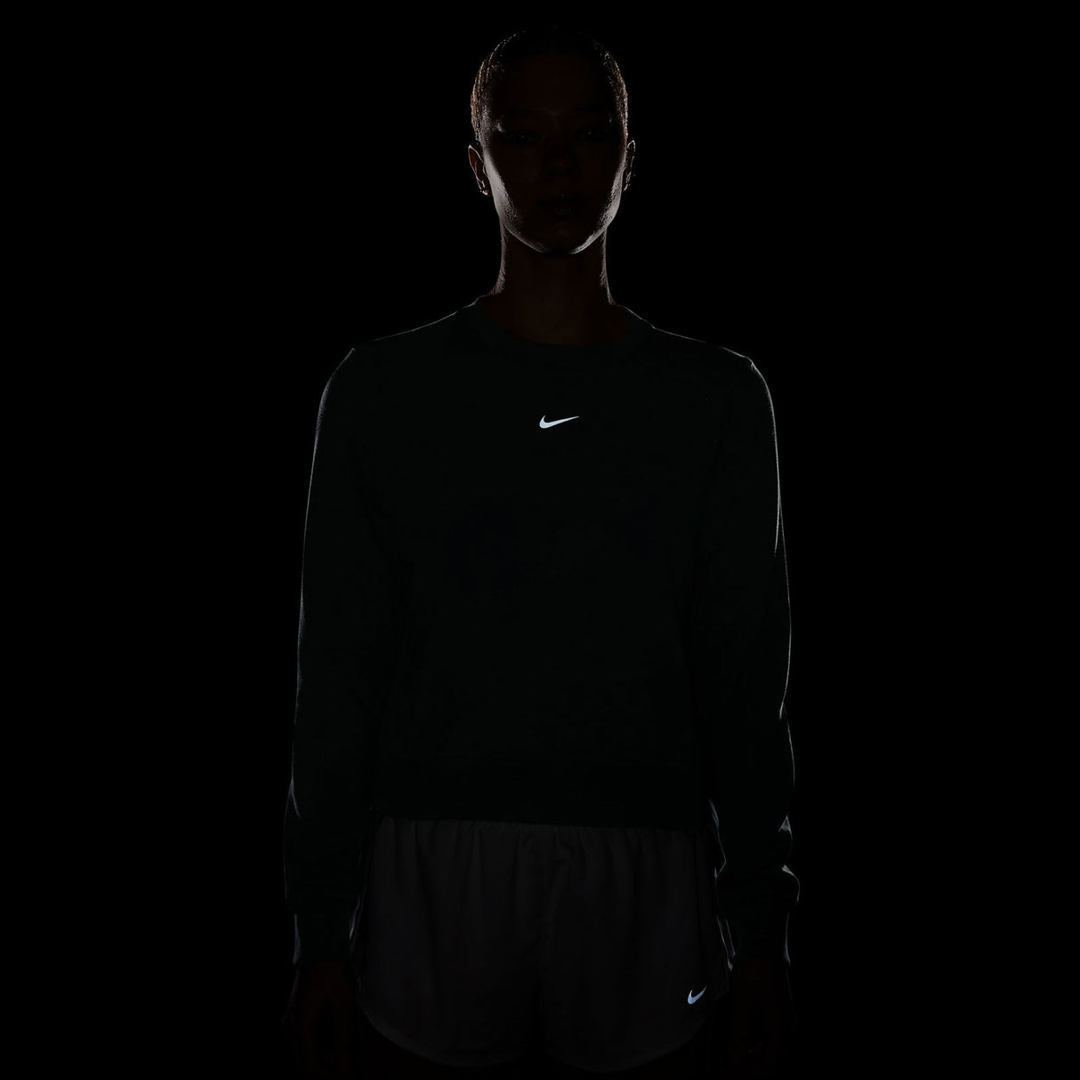 Nike Dri-FIT One Womens Crew-Neck French Terry Sweatshirt