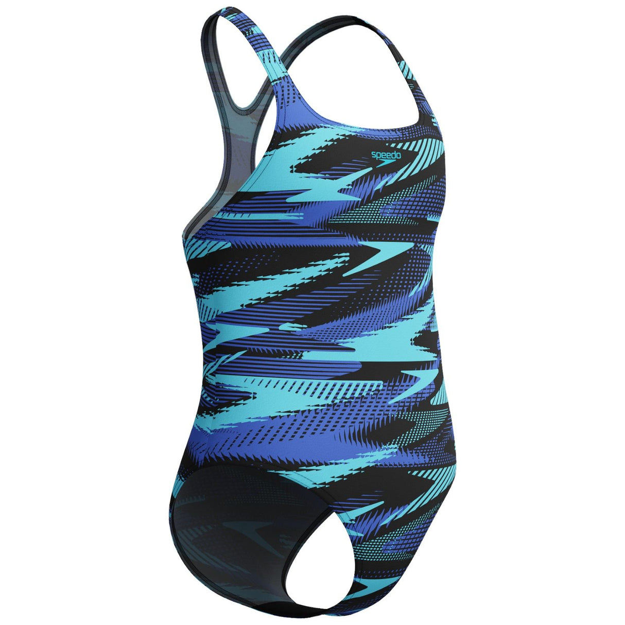 Speedo HyperBoom Allover Medalist Girls Printed Swimsuit