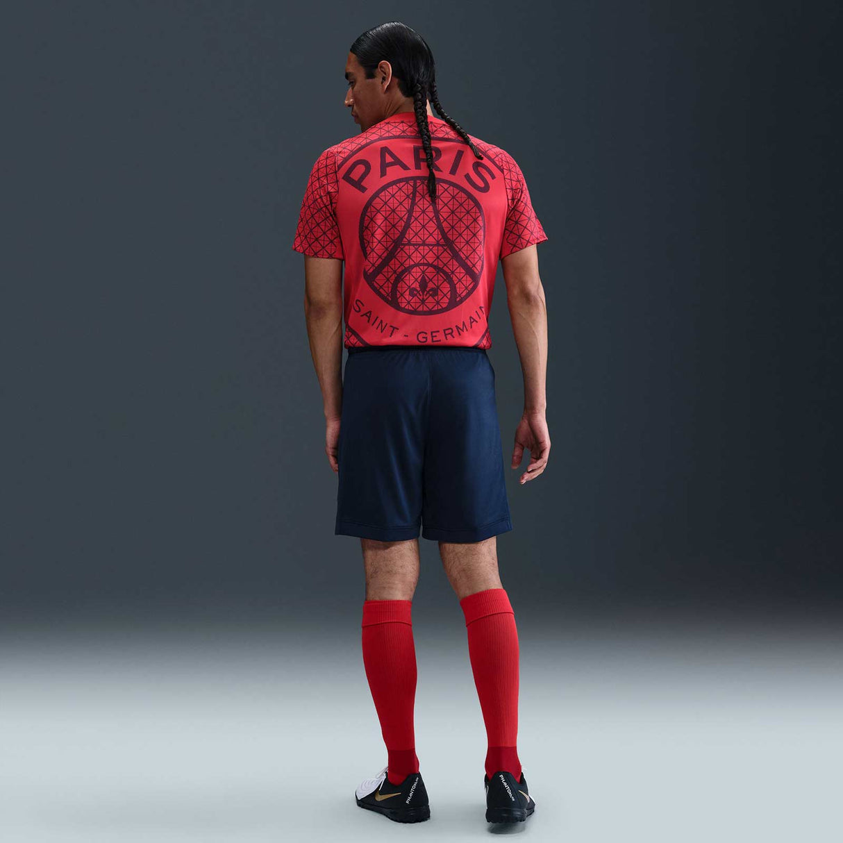 Nike Paris Saint-Germain 2025/26 Stadium Home Mens Dri-FIT Soccer Replica Shorts - Back