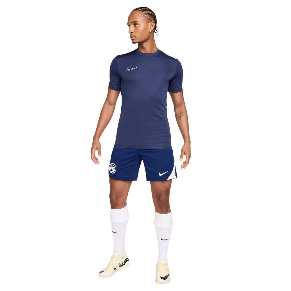 Nike Inter Milan Strike 2025 Mens Dri-FIT Soccer Knit Shorts