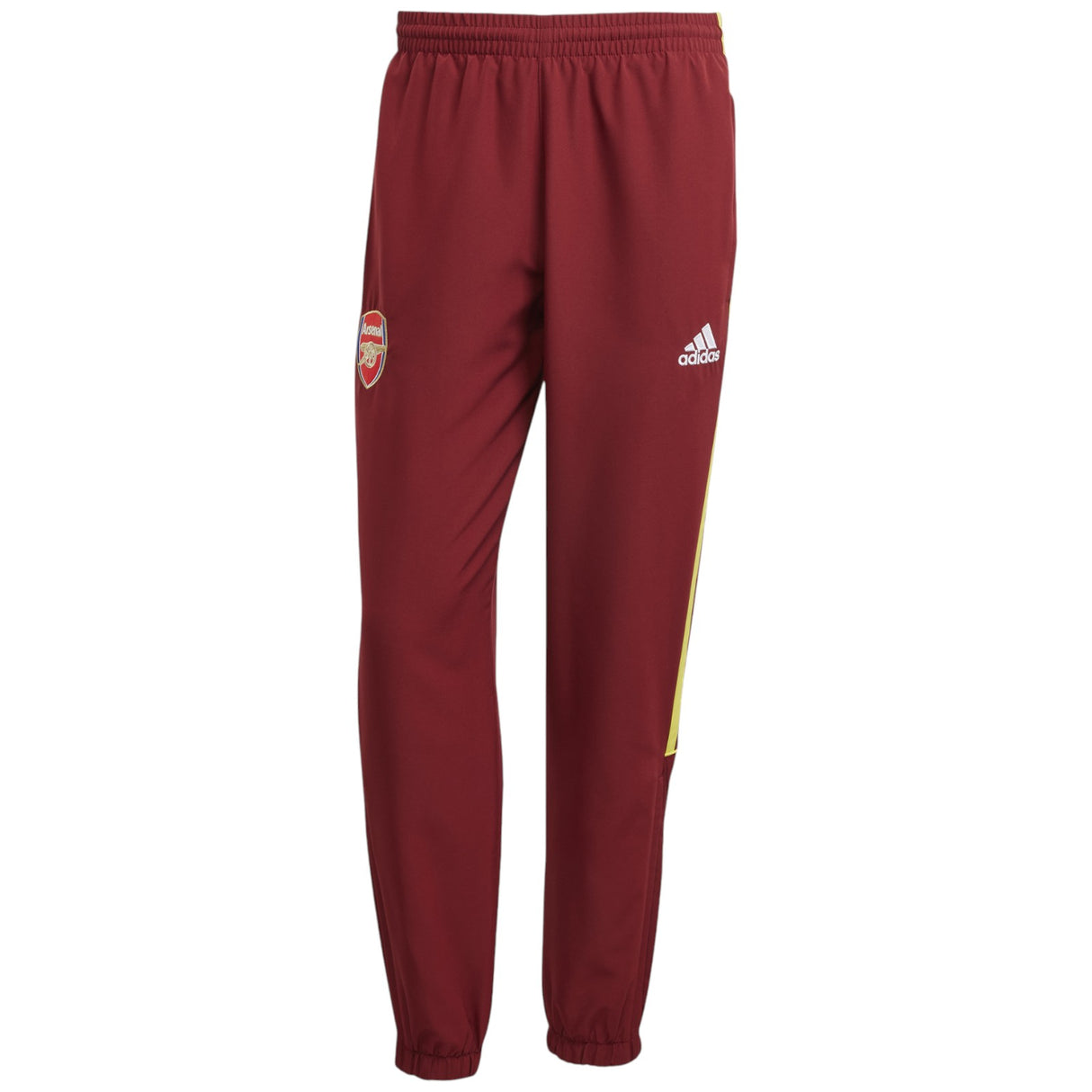 adidas Arsenal Football 3-Stripe Regular-Fit Track Pants Front View