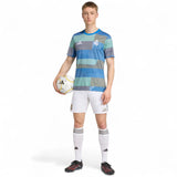 adidas Real Madrid Football 2025/26 Adults Pre-Match Jersey Model Full-Length View