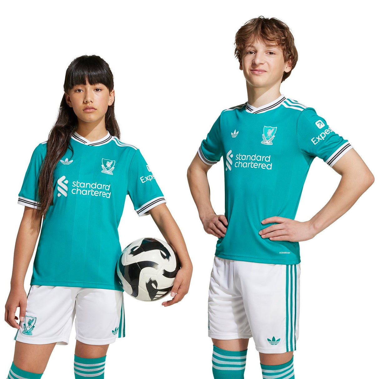 adidas LFC 25 Kids Third Jersey Green