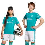 adidas LFC 25 Kids Third Jersey Green