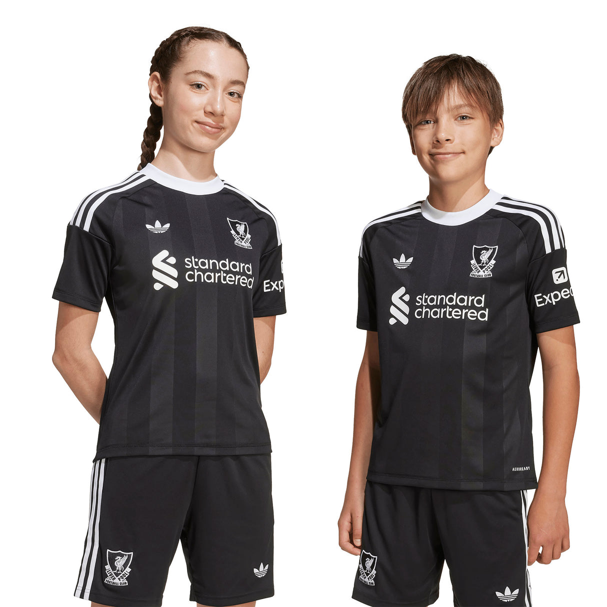 adidas LFC 25 Kids Third GK Jersey Black