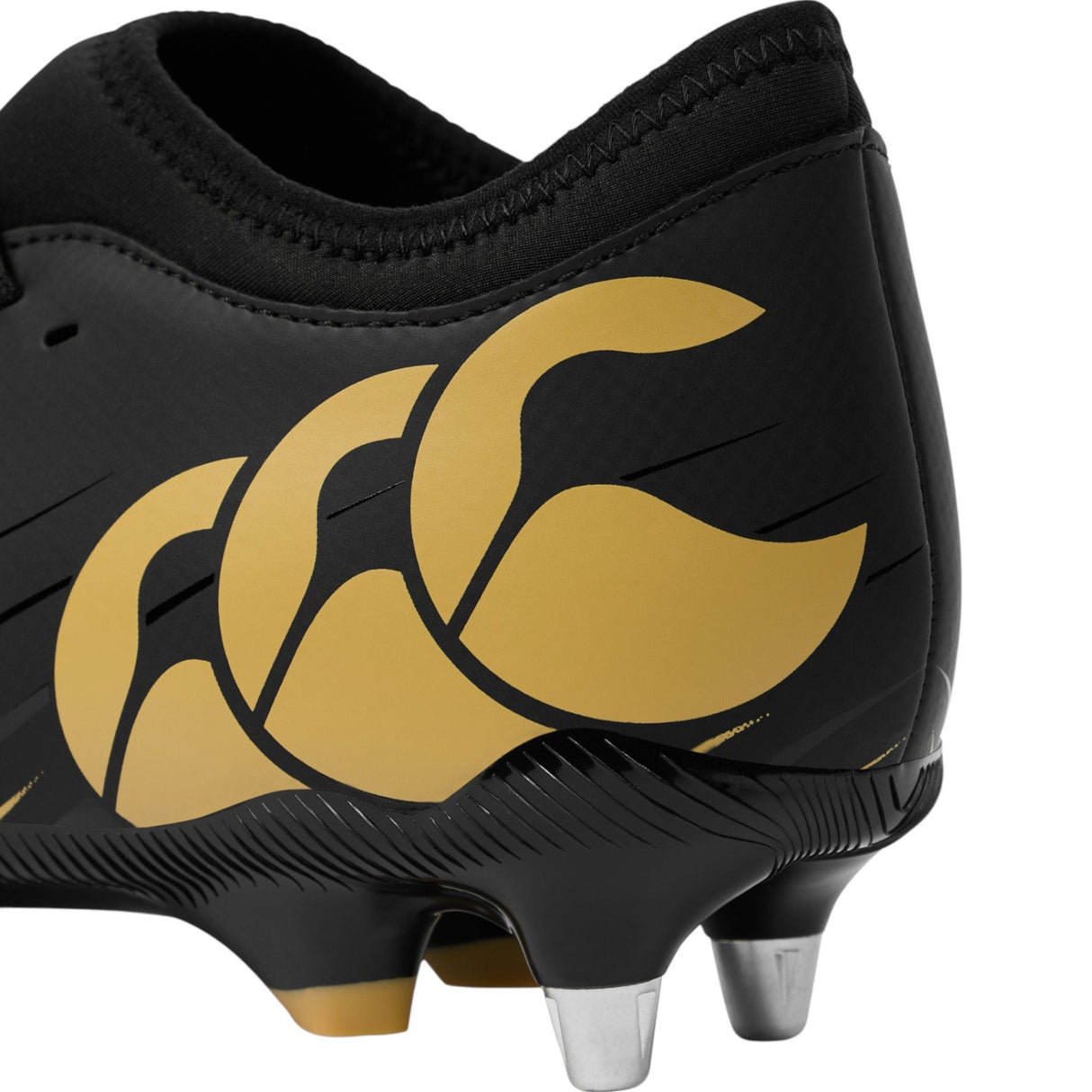 Canterbury Speed Falcon Team Adults Soft Ground Rugby Boots Close-Up Back View
