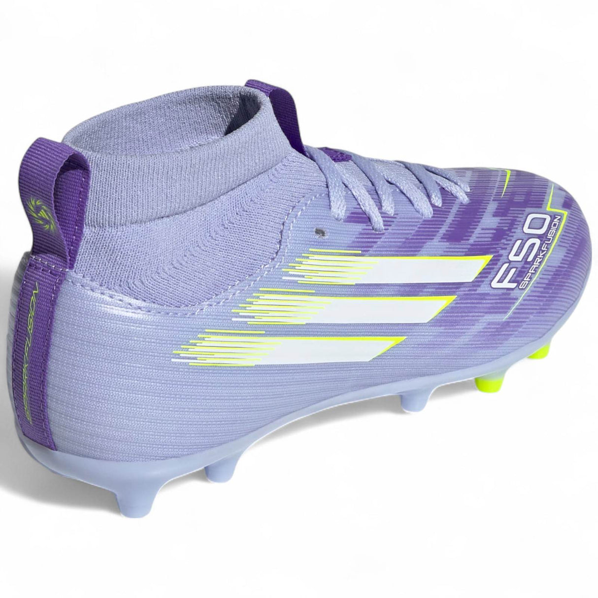 adidas Sparkfusion League Girls Firm/Artificial Ground Football Boots Outer Full View Back Facing