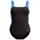 Speedo Womens Shaping Printed LunaLustre Swimsuit