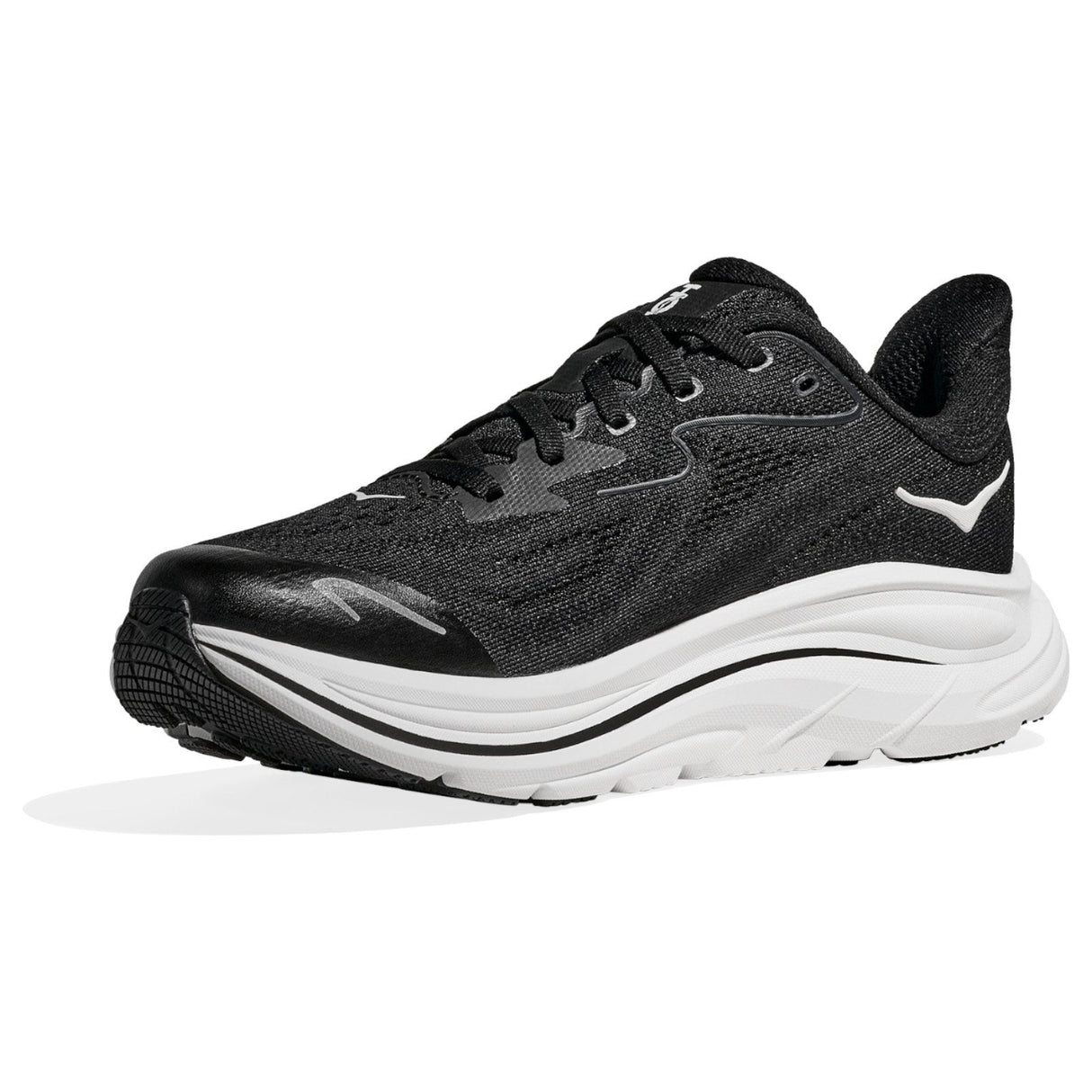 HOKA Kids Clifton 10 Black/White