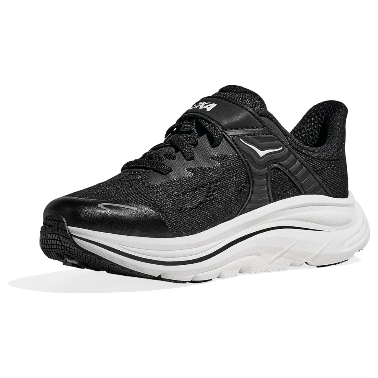 HOKA Junior Clifton 10 Black/White