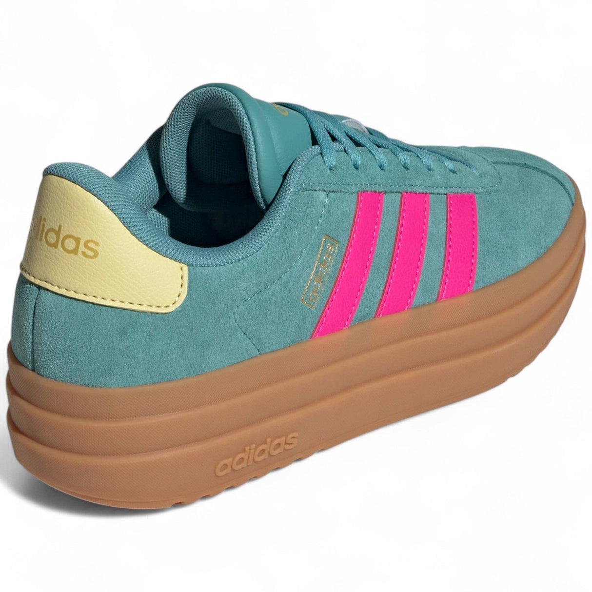 adidas VL Court Bold Womens Regular-Fit Lace Shoes Outer Full View Back Facing