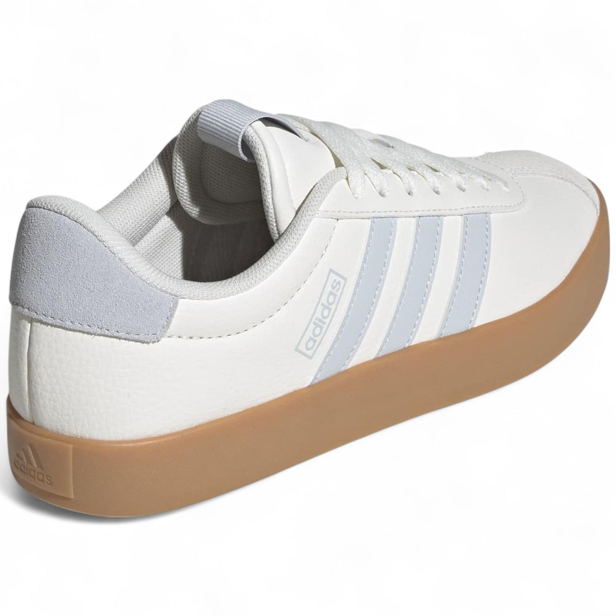 adidas VL Court 3.0 Womens Cushioned Regular-Fit Trainers Outer Full View Back Facing