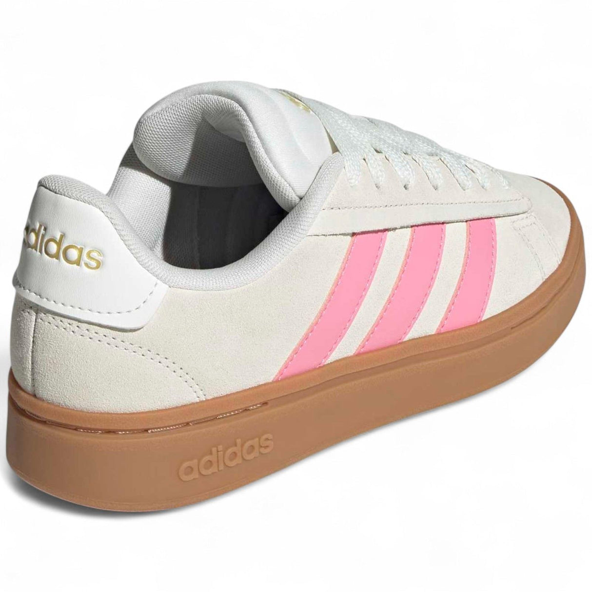 adidas Grand Court Alpha Womens Regular-Fit Lace Sneakers Outer Full View Back Facing
