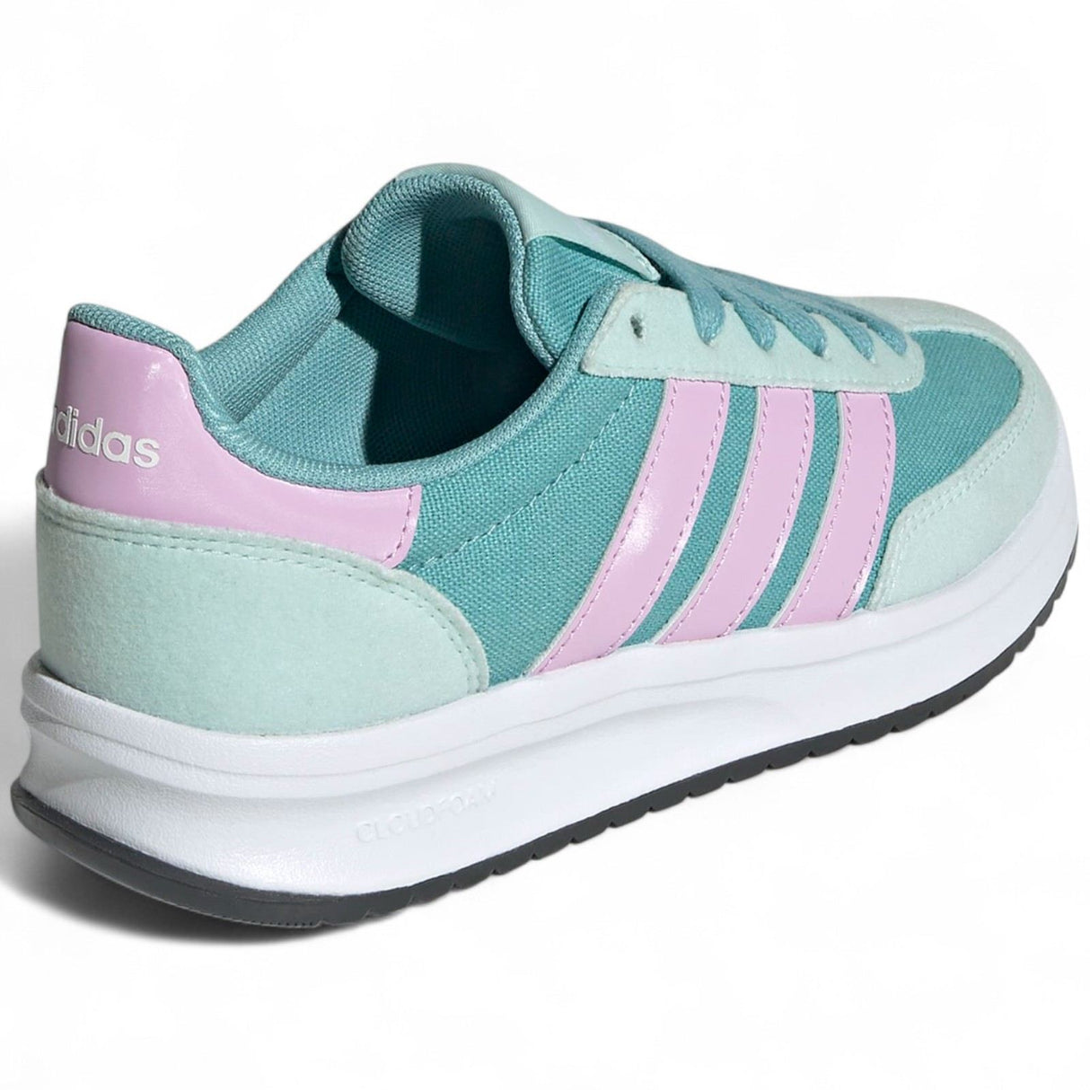 adidas Retro Kids Running-Inspired Regular-Fit Shoes Outer Full View Back Facing