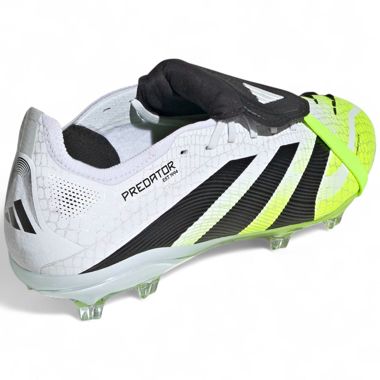 adidas Predator Elite Fold-Over Tongue Kids Firm Ground Football Boots Outer Full View Back Facing
