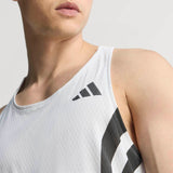 adidas ADIZERO A SGL  Mens Vest White