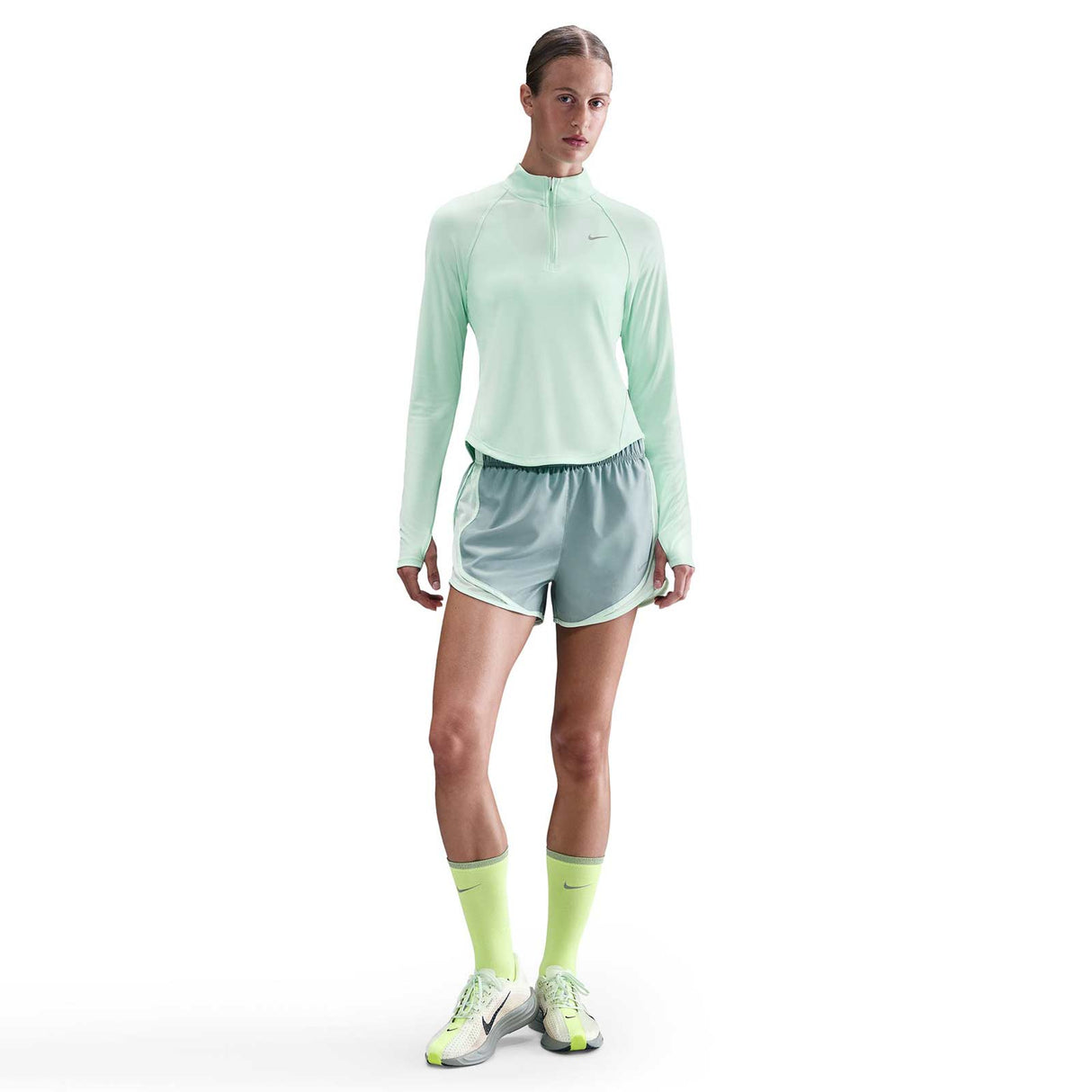 Nike Tempo Swoosh Run Womens Dri-FIT Half-Zip Running Top