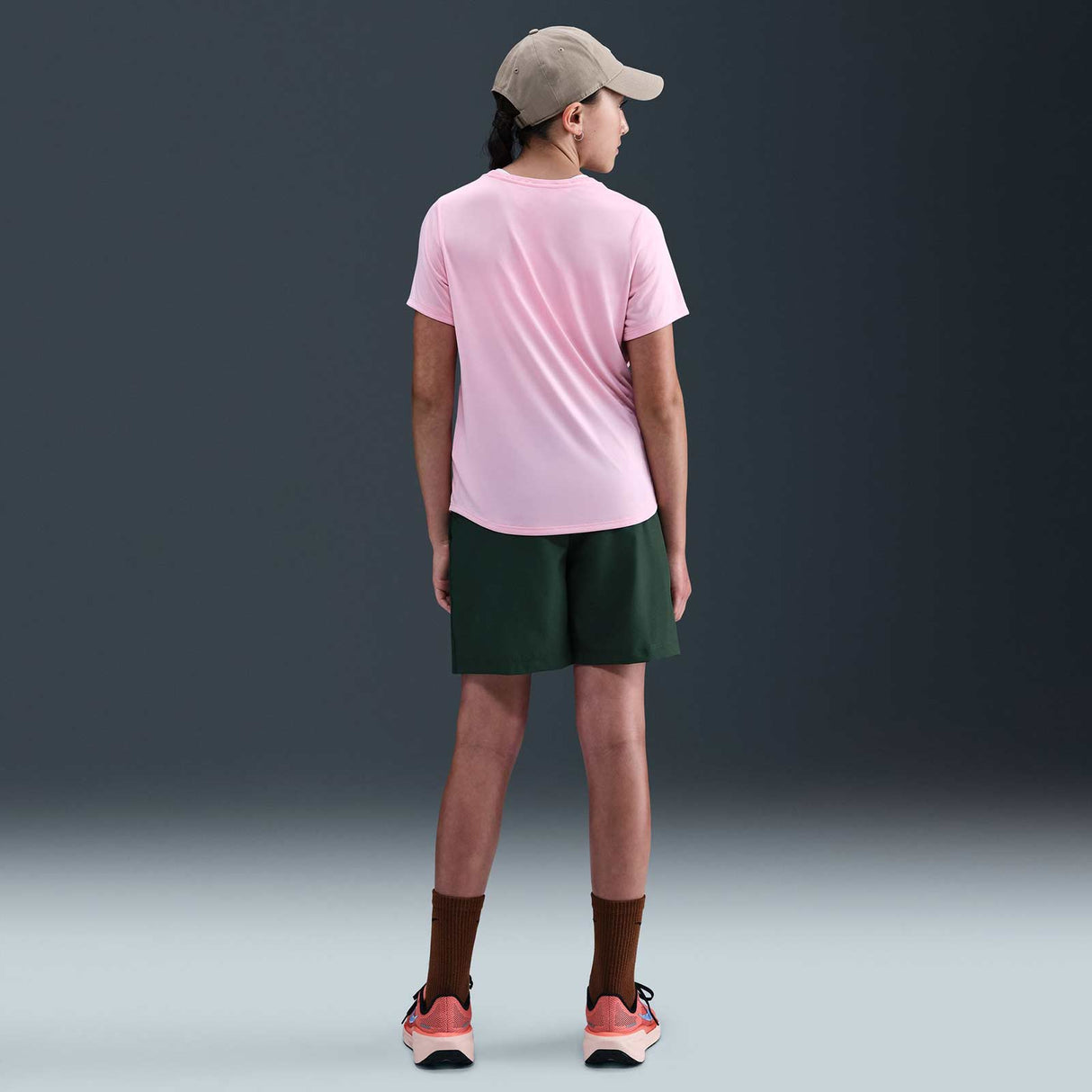 Nike One Fitted Kids Dri-FIT Short-Sleeve Top