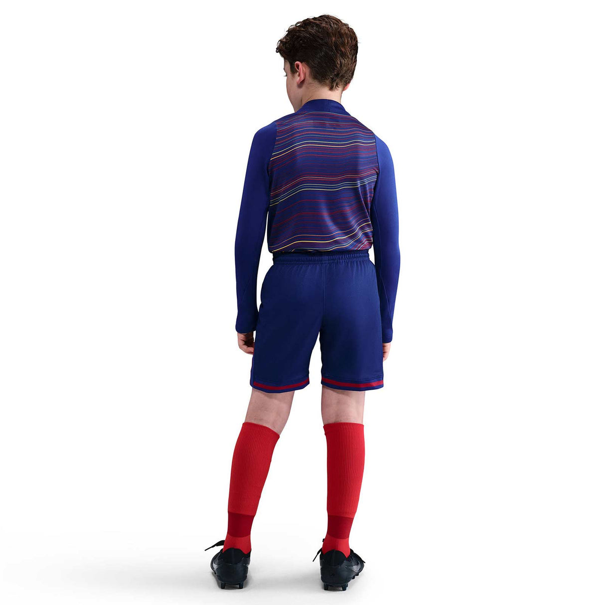 Nike FC Barcelona 2025/26 Stadium Home Kids Dri-FIT Soccer Replica Shorts