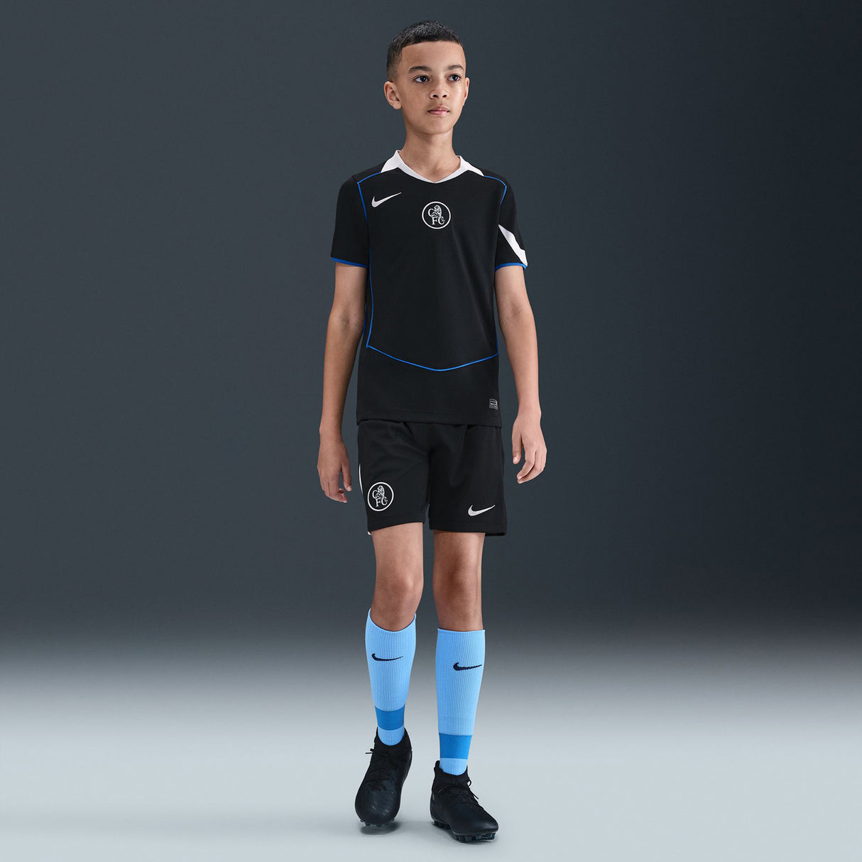 Nike CFC 25 Kids Third Jersey Black