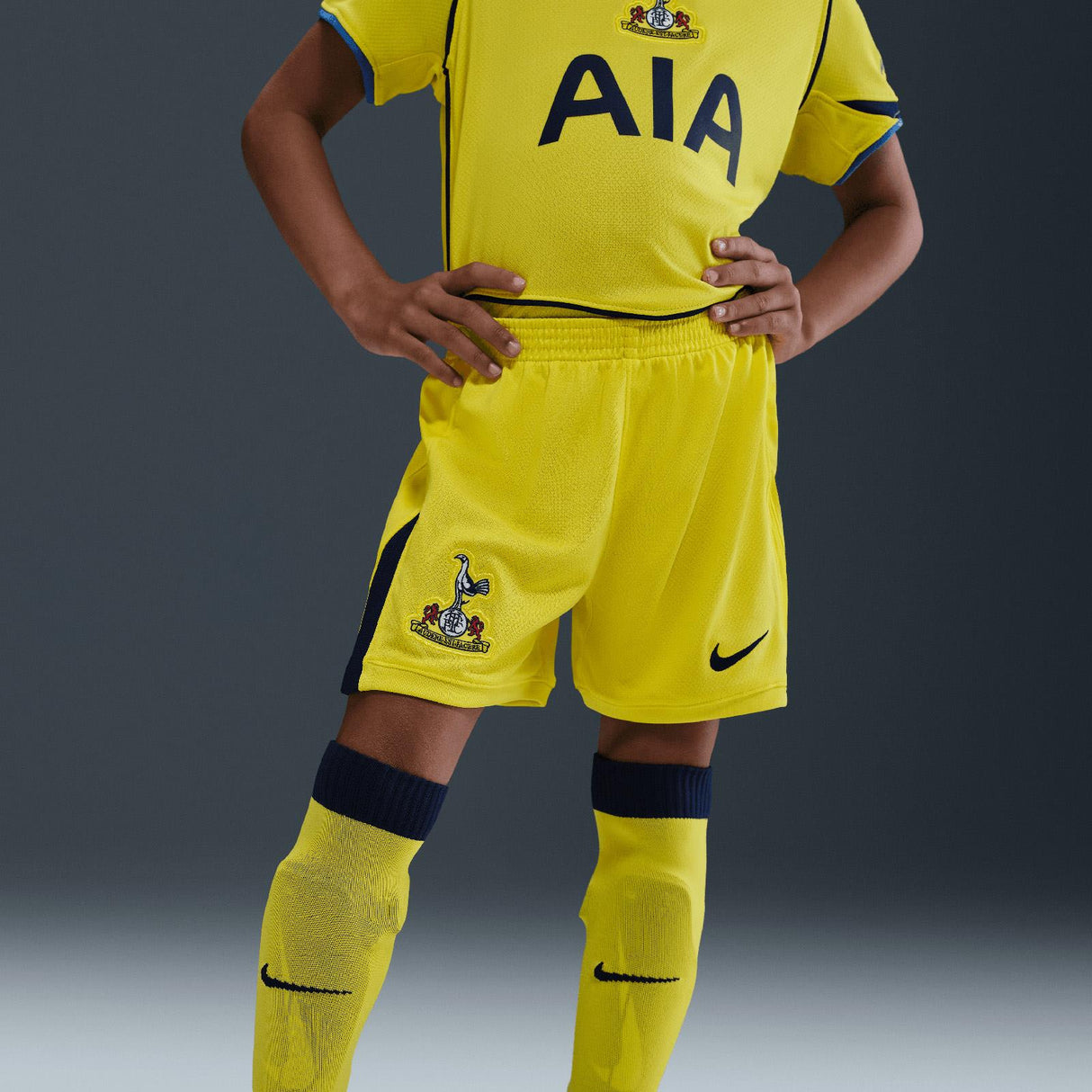 Nike THFC 25 Kids Third Kit Yellow