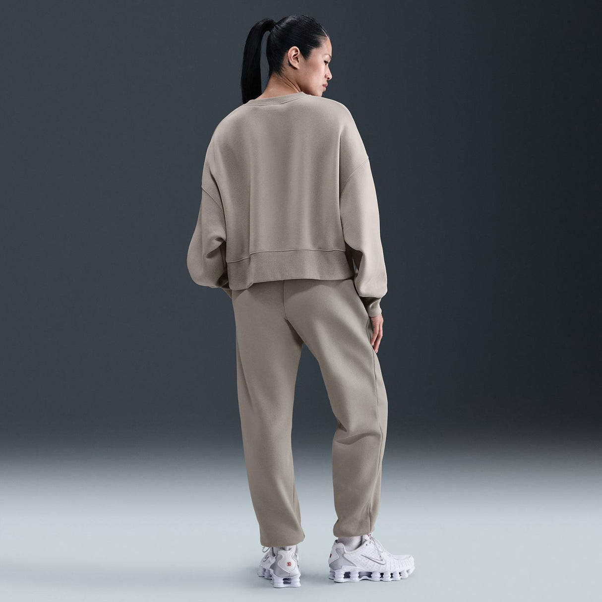 Nike NSW PHNX FLC HR OS Wmns PANT 2 Grey