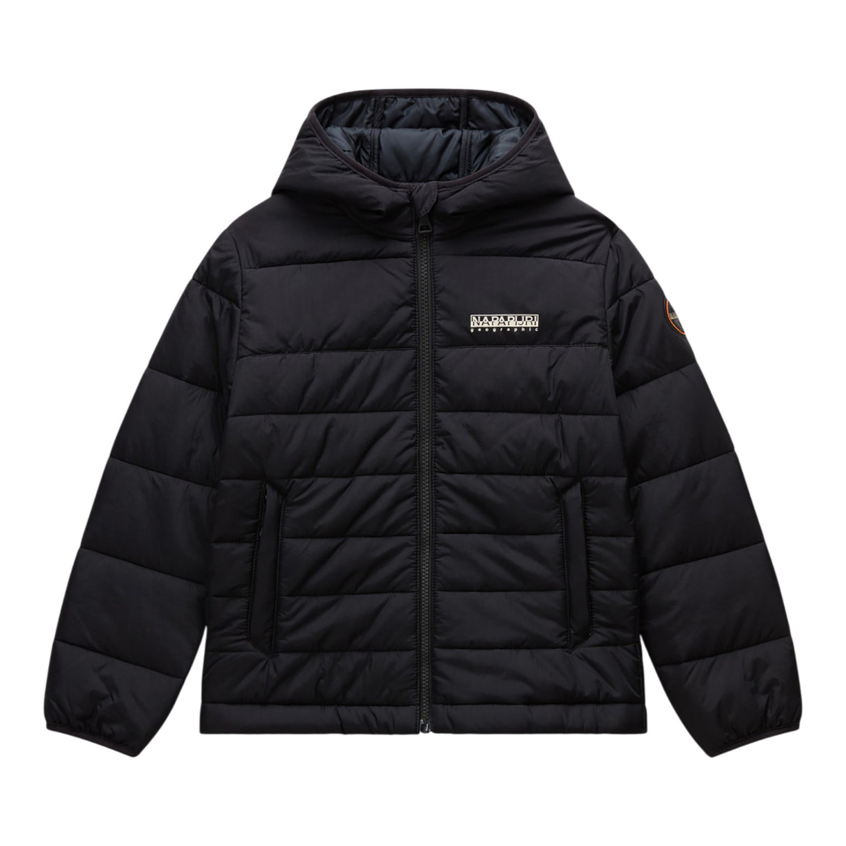 NAPAPIJRI A GESAR Kids Hooded Jckt Blk