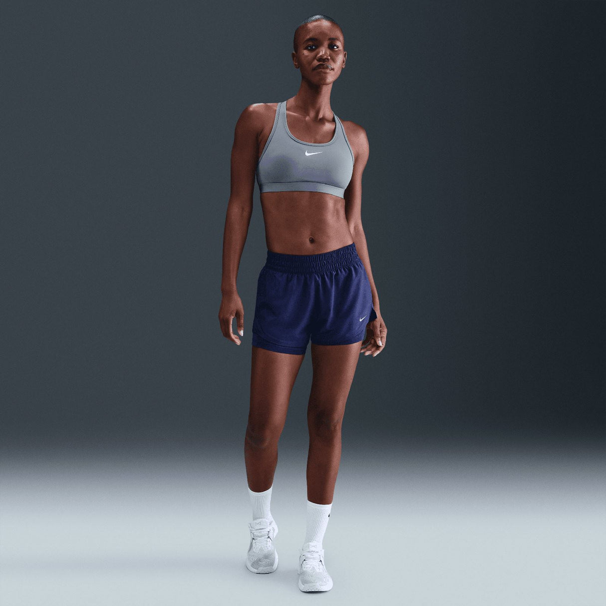 Nike Wmns SWSH MED SPT BRA Blue
