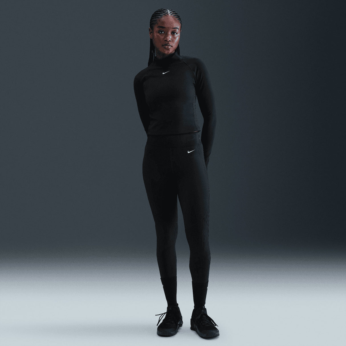 Nike Wmns DF WARM SCULPT HR TIGHT GG Blk