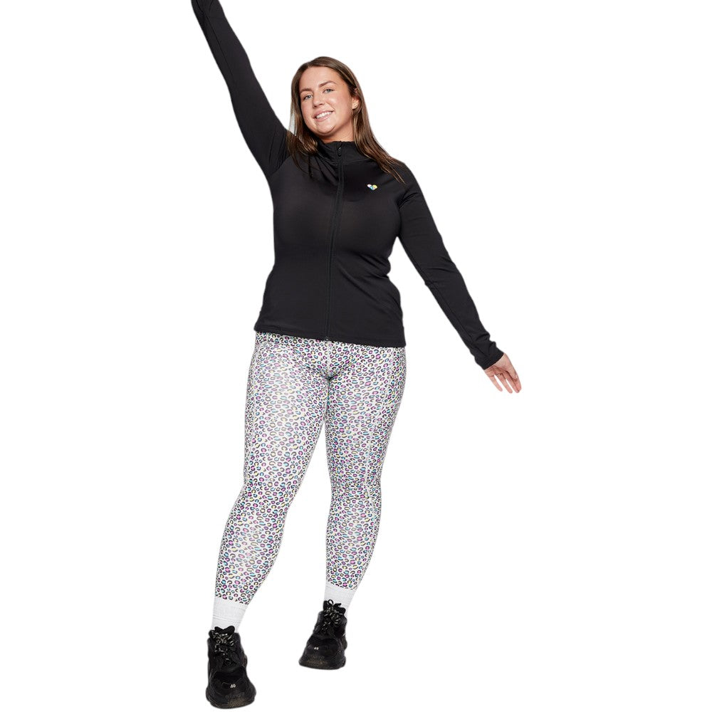 Peachylean Structured Full-Zip Womens Slim-Fit Workout Top