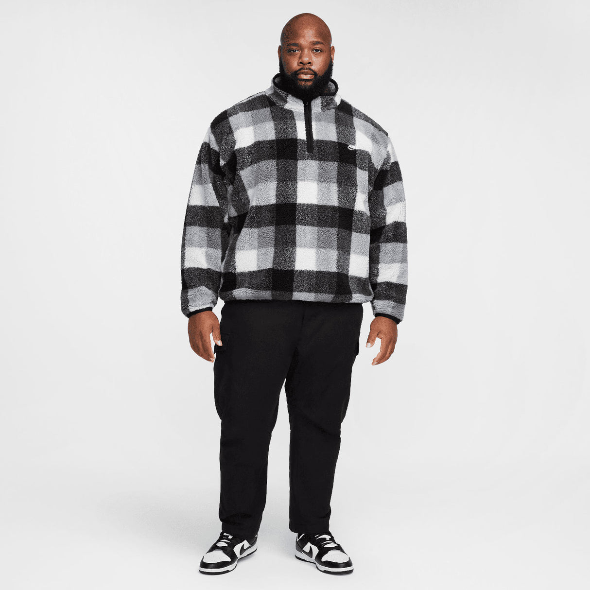 Nike Mens CLUB SSNL WNTRZD AOP HZ Black