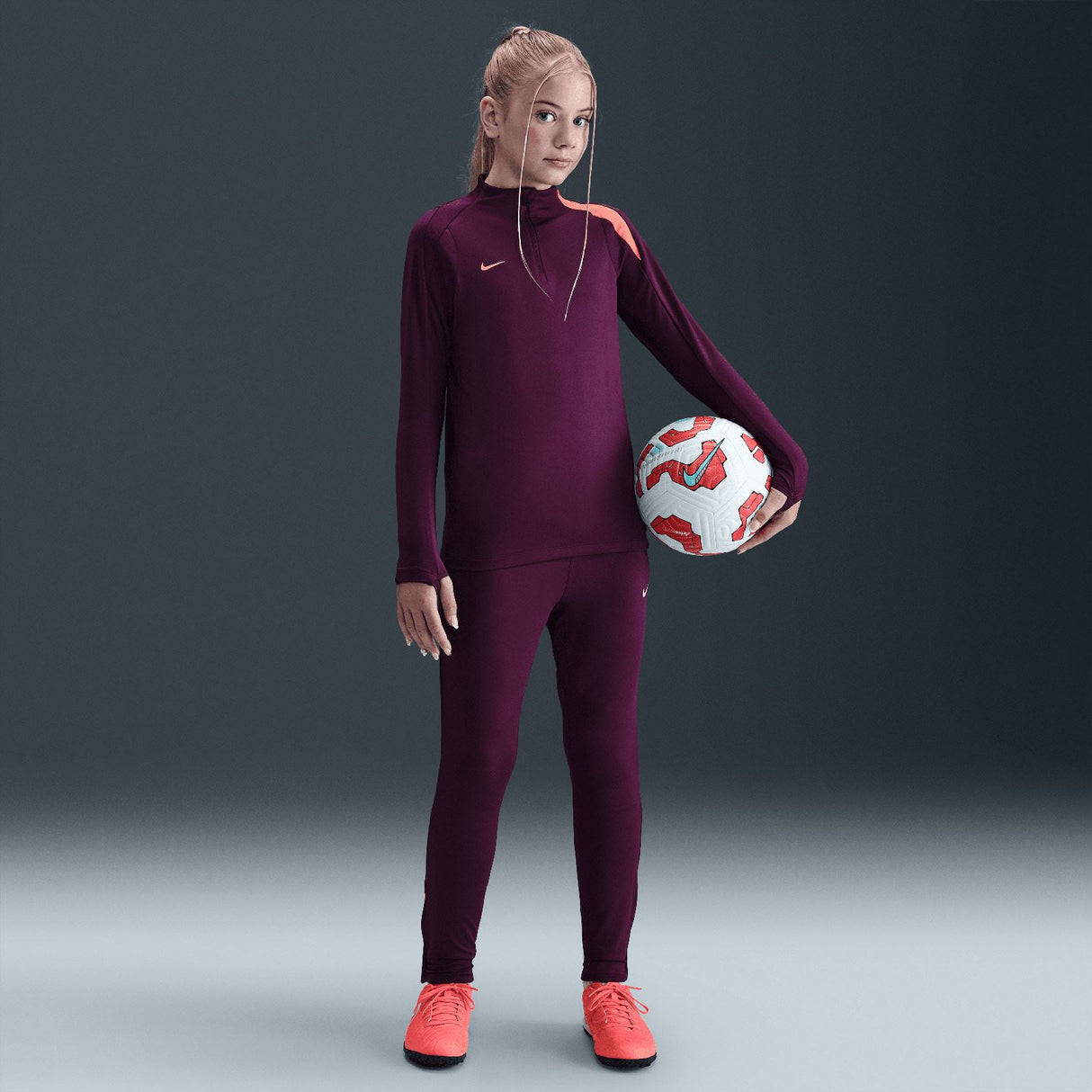 Nike Kids DF STRK24 DRILL HZ TOP Maroon