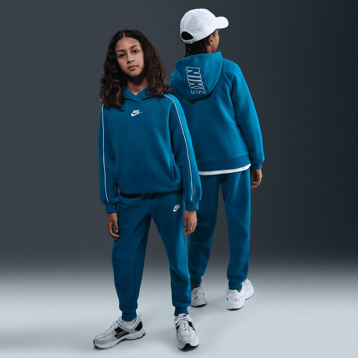 Nike Kids NSW CLUB FLC HDY TRACKSUIT Grn