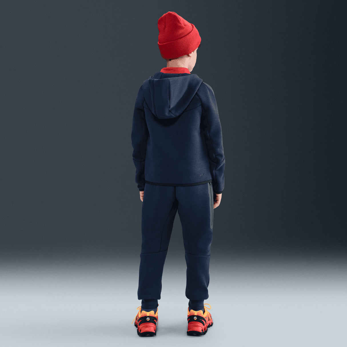 Nike Boys NSW TCH FLC JOGGER PD Navy