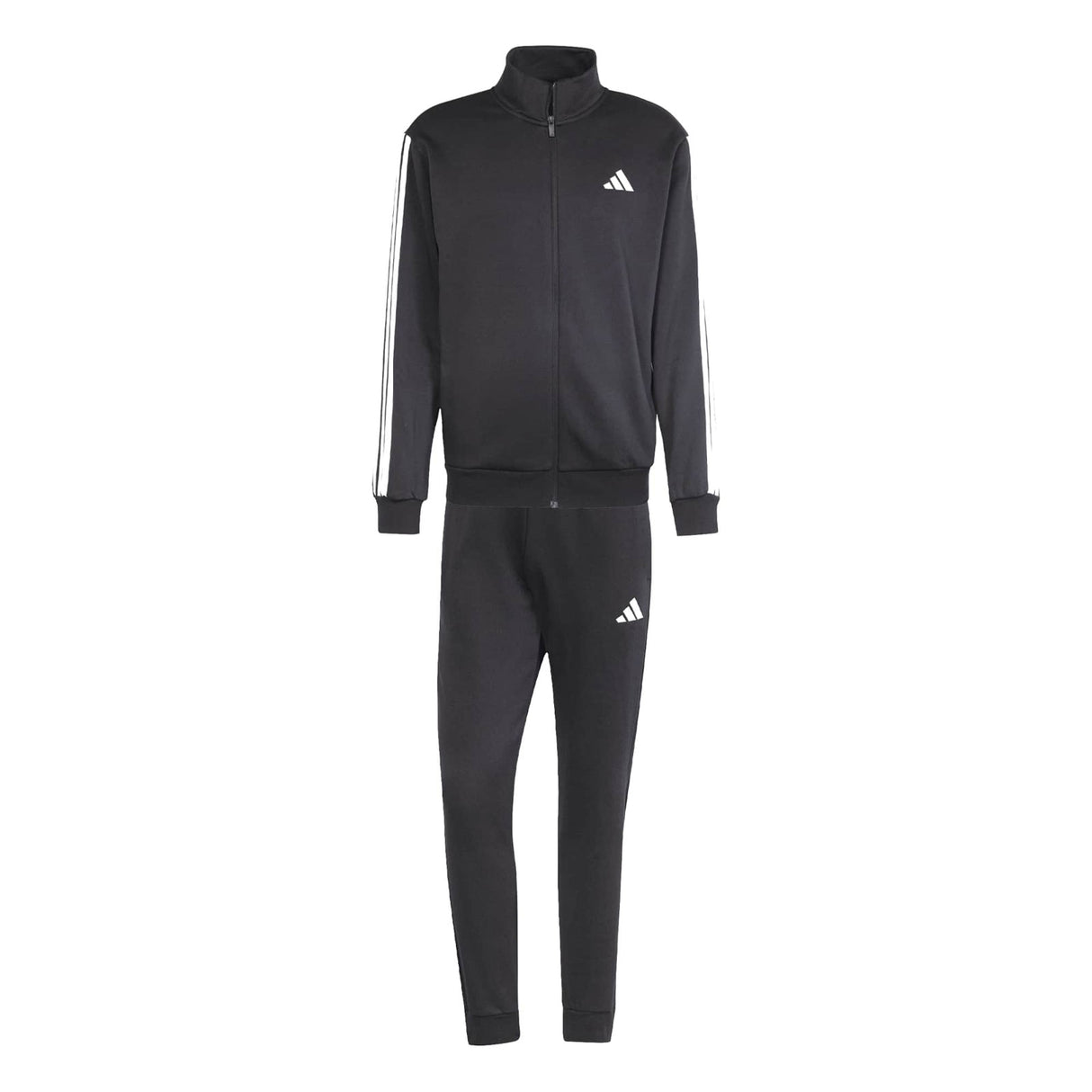 adidas Mens 3S FL TT TrackSuit Black