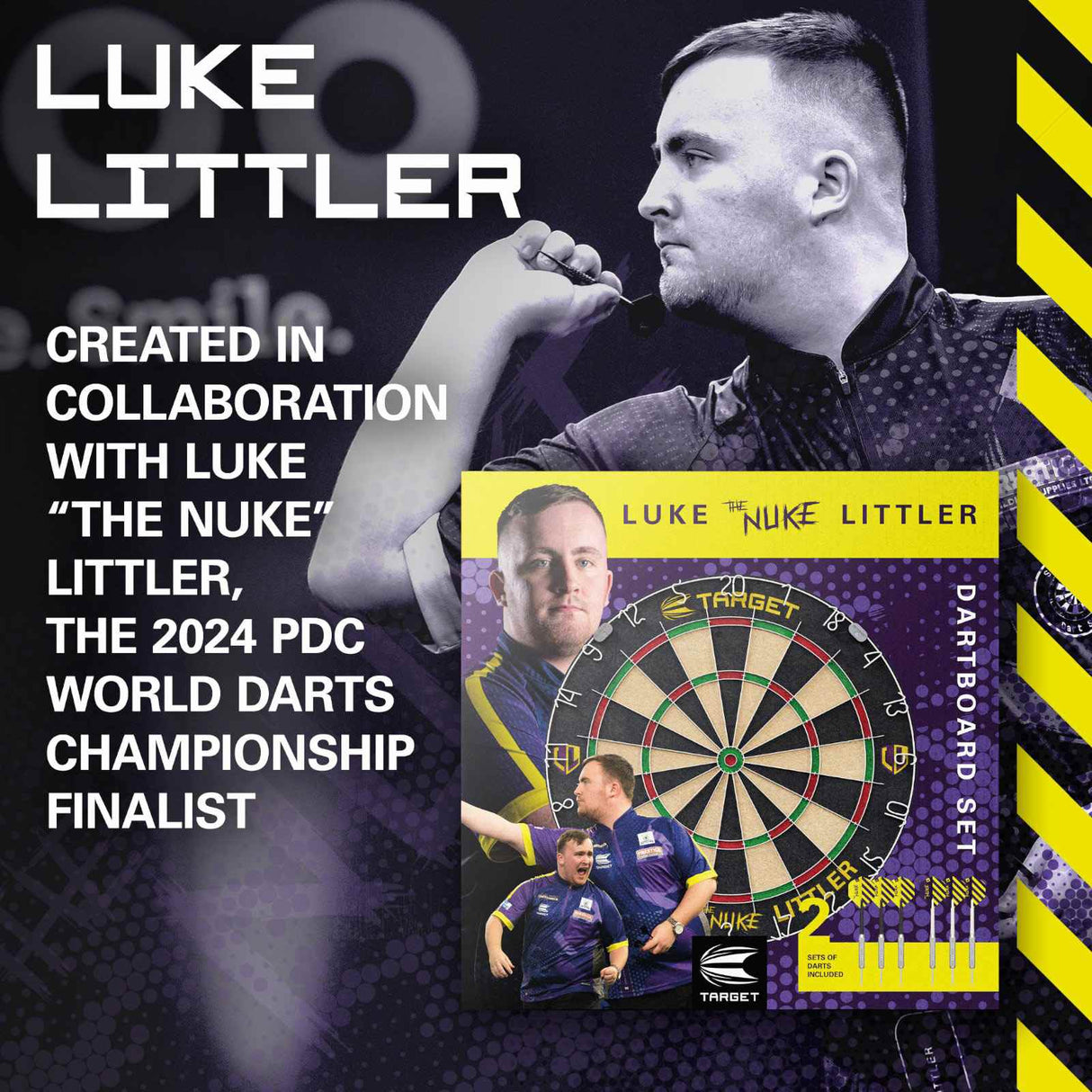 Target Luke Littler Dartboard Set