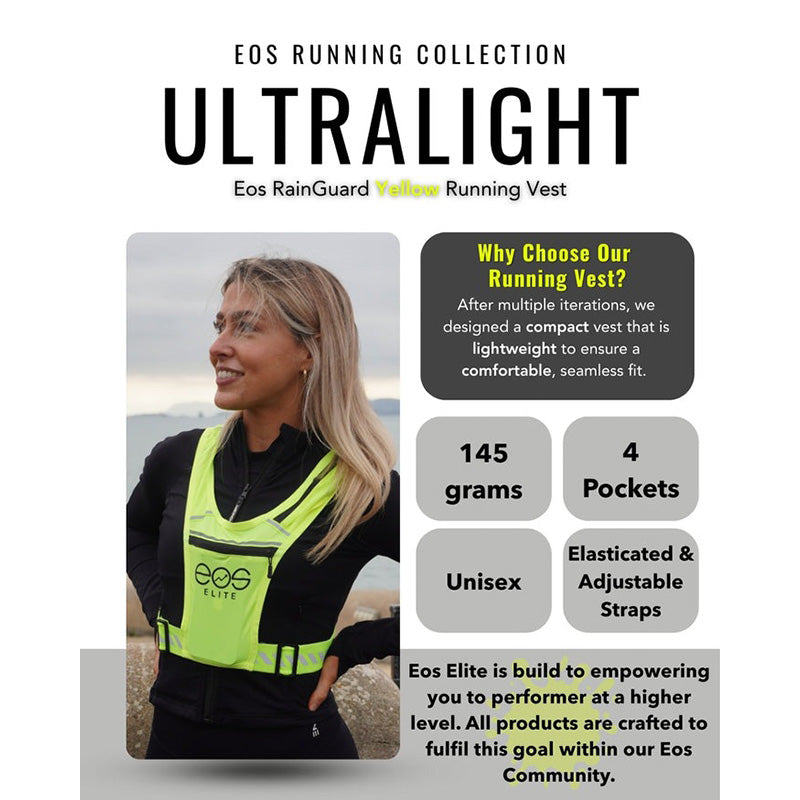 EOS Elite IlluminLight 2.0 Reflective Running Vest Model Information Sheet
