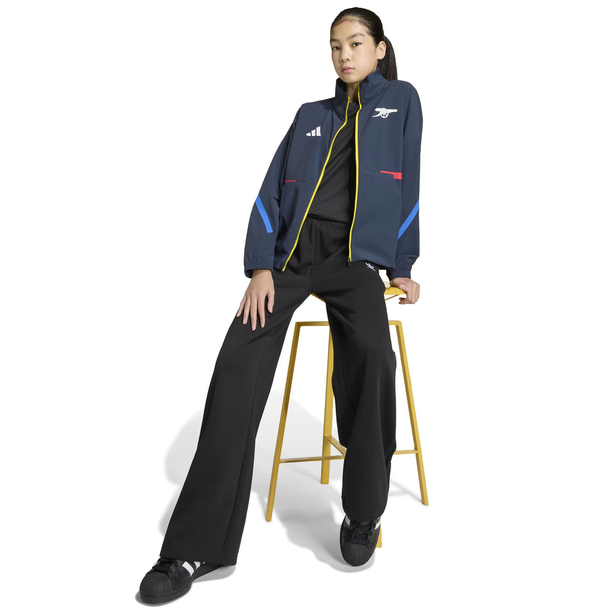 adidas AFC 25 Kids Anthem Jacket Navy
