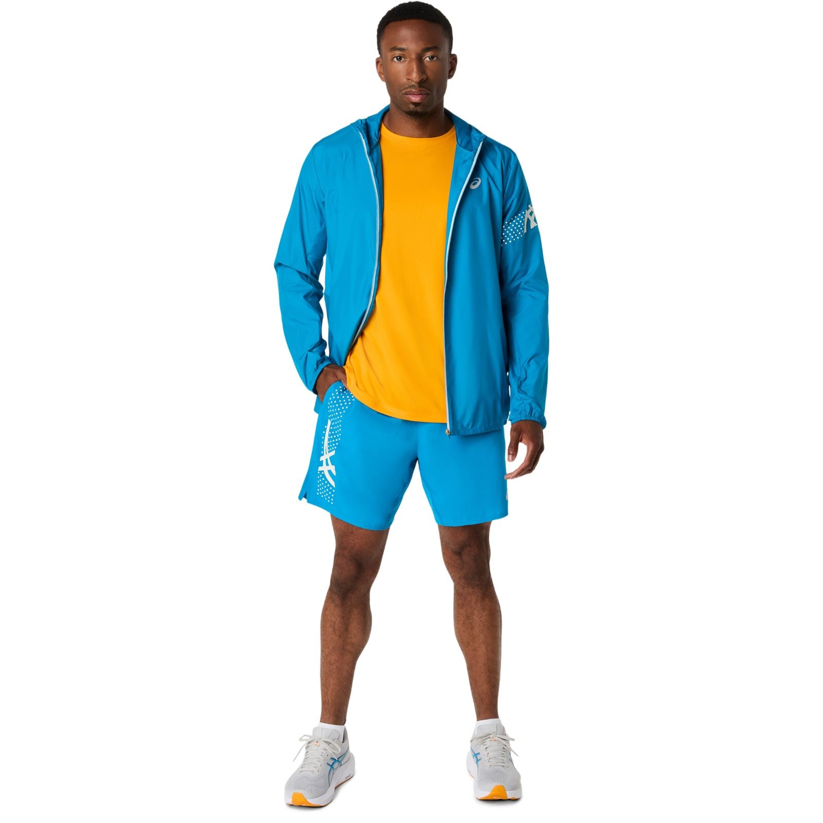 正規品　 Arrival & Icon Shorts Asics ICON Mens 7-Inch Running Shorts