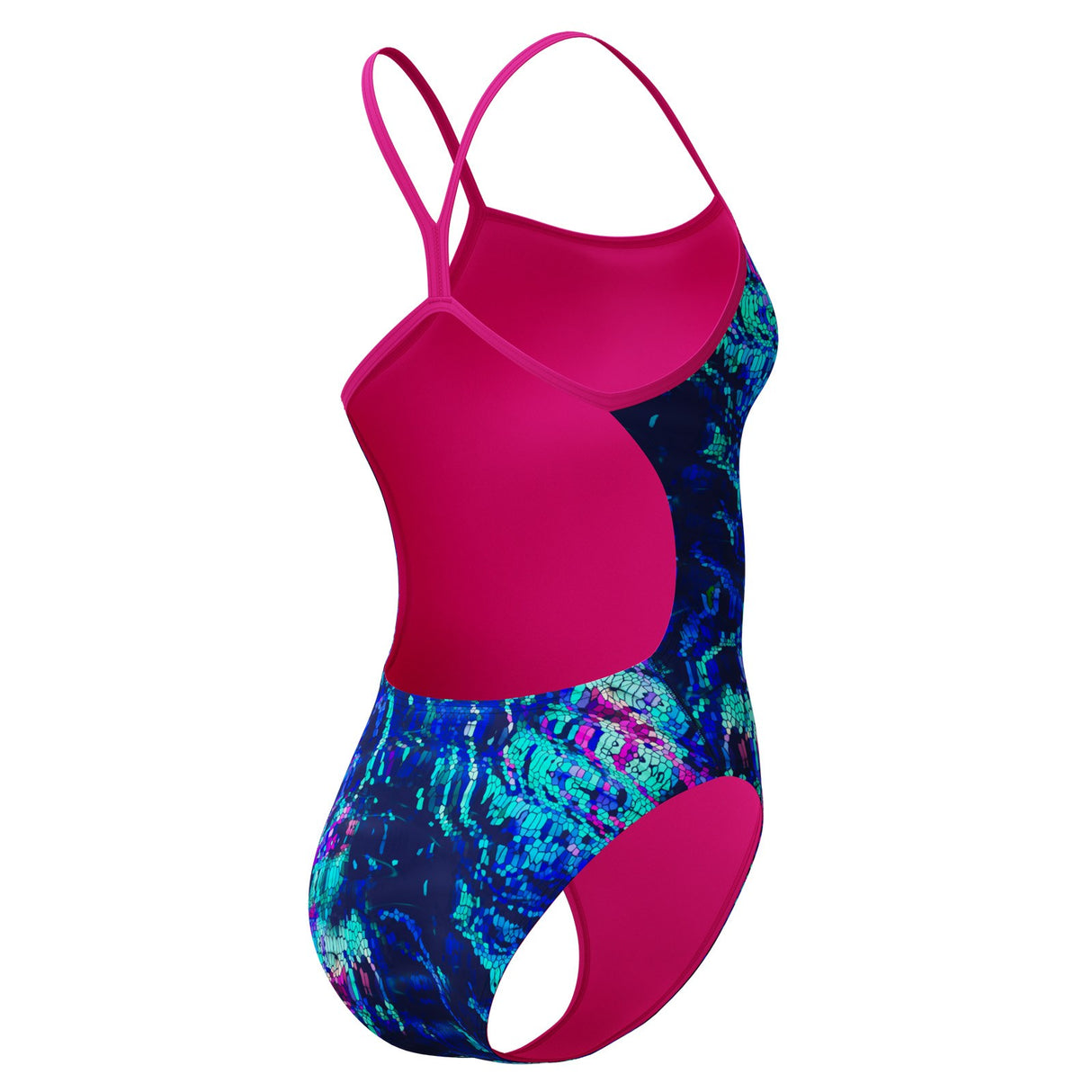 Speedo Club Training Printed V-Back 2.0 Womens Swimsuit