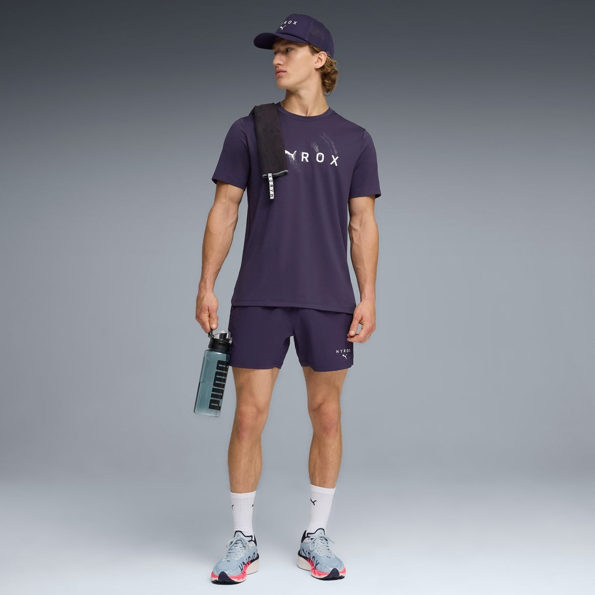 Puma X Hyrox Men Dryelite 5in Short Prpl