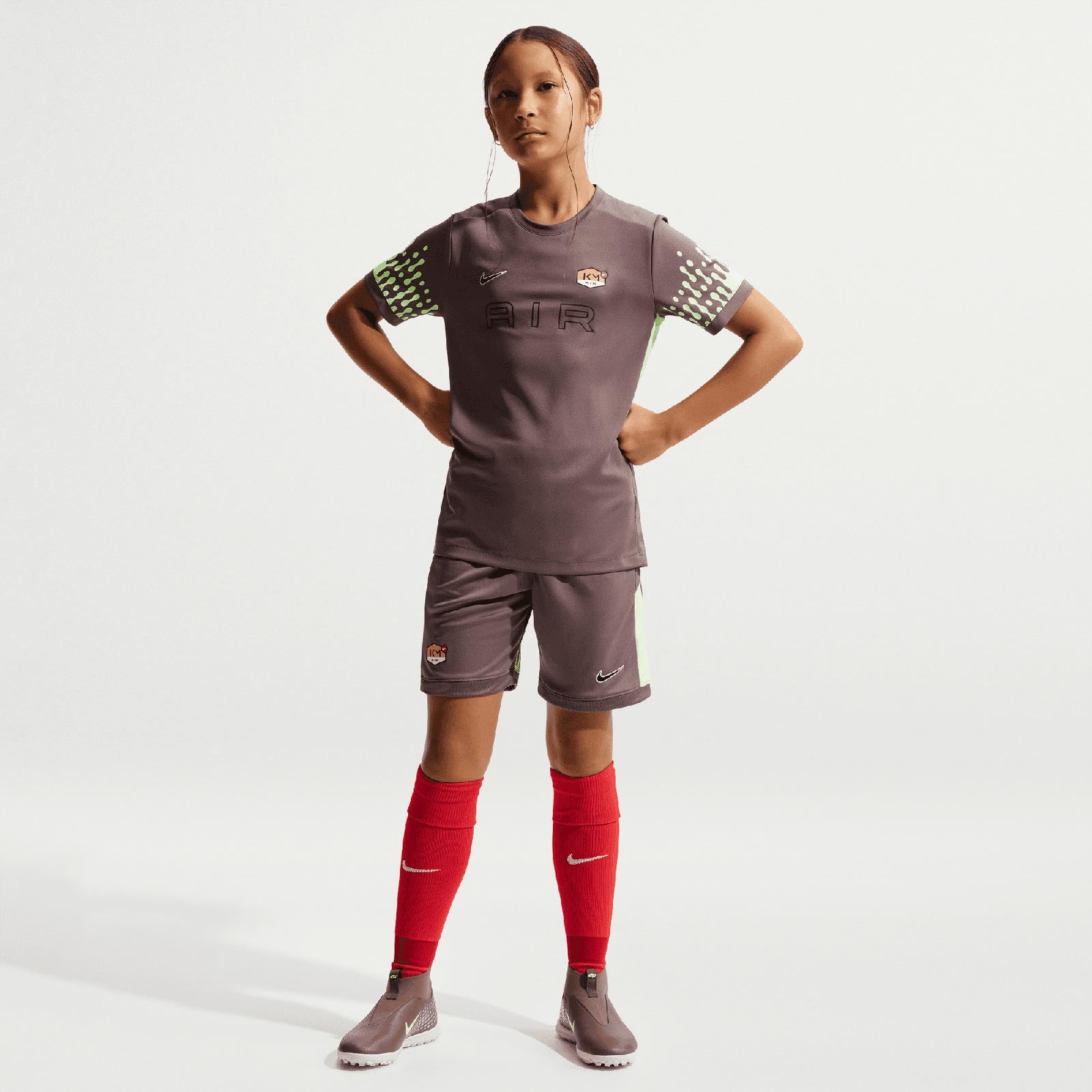 Nike Kylian Mbappé Academy Kids Dri-FIT Short-Sleeve Soccer Top